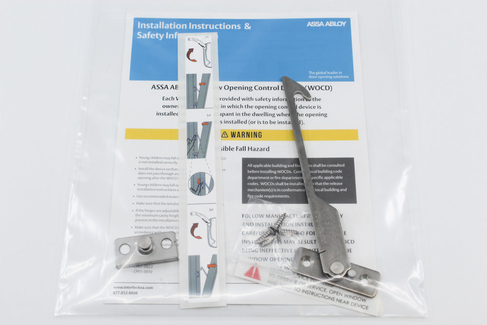 WINDOW OPENING CONTROL DEVICE KIT 4-INCH